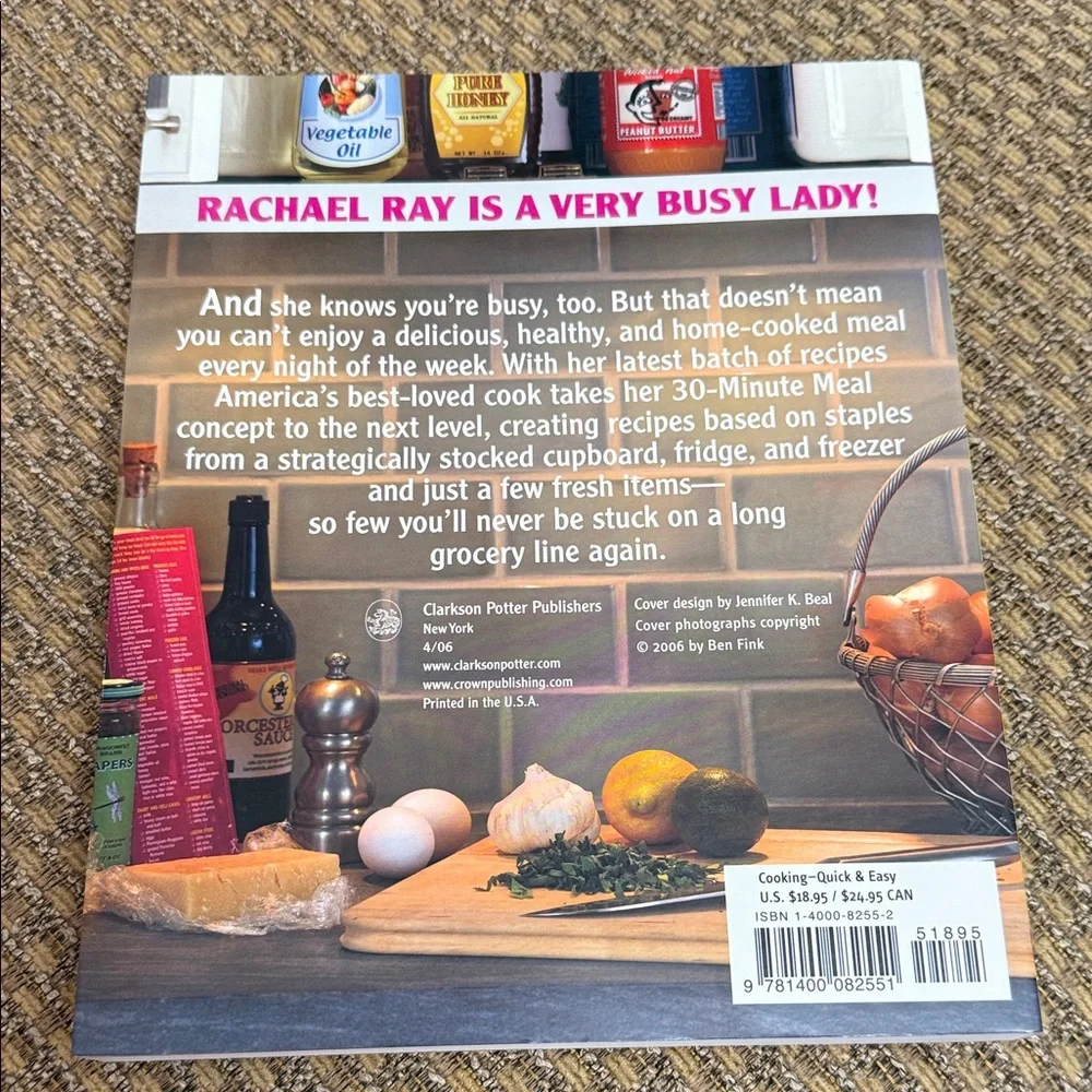 New Rachael Ray Express Lane Meals Cookbook 2006 - Picture 6 of 13